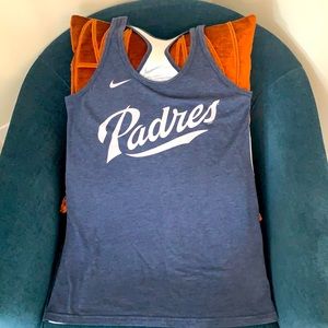 Nike** Razorback San Diego Padres Tank!